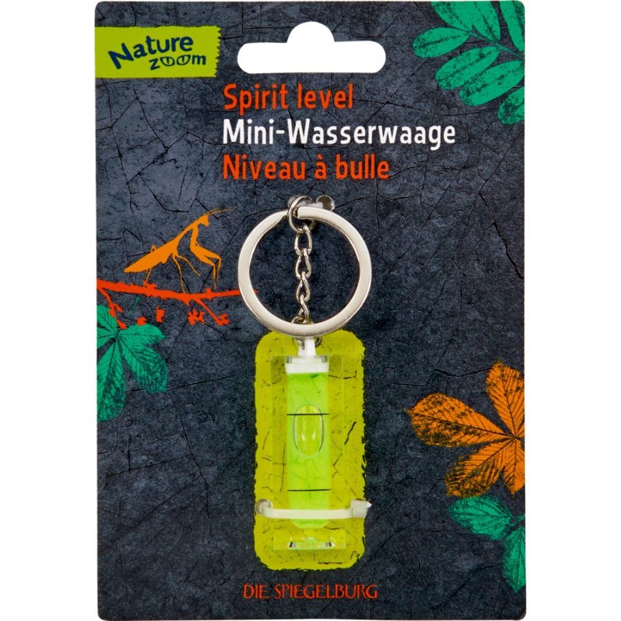 Spiegelburg Outdoor-Zubehör Mini-Wasserwaage mit Schlüsselanhänger – Nature Zoom