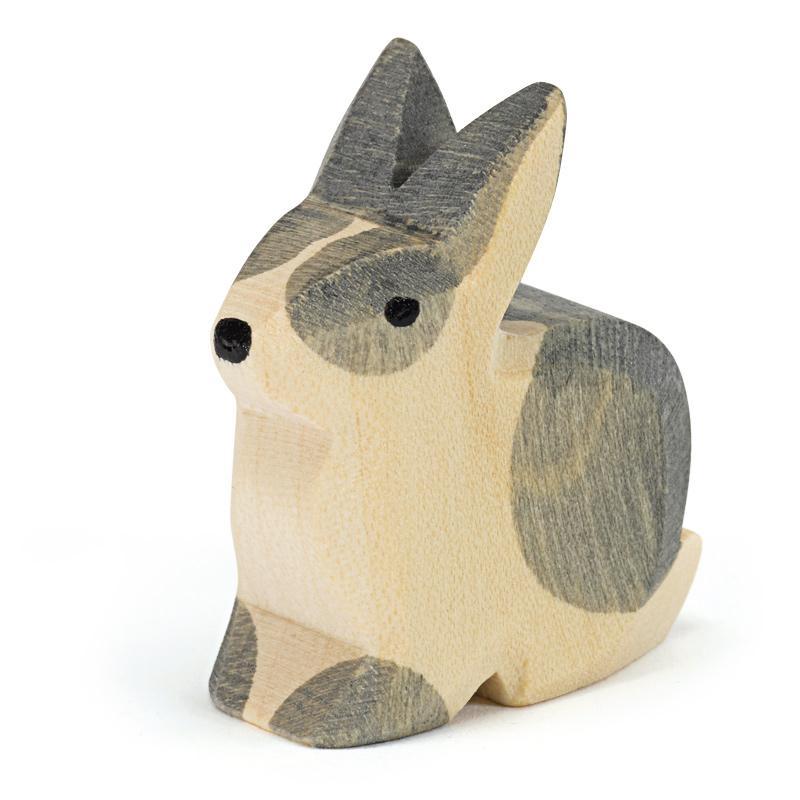 Kaninchen sitzend - Ostheimer Holzfigur